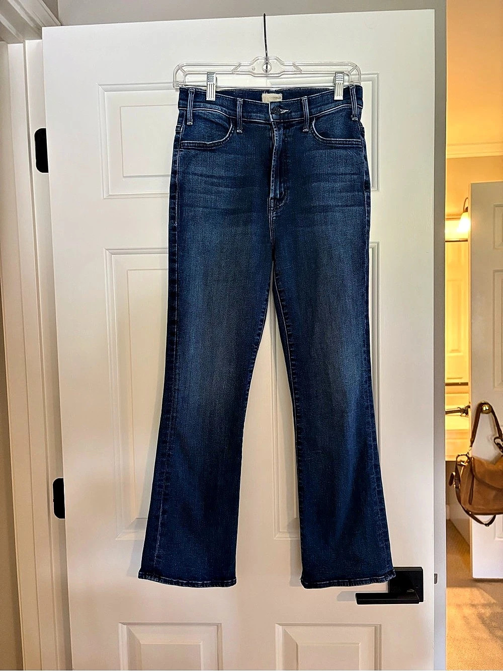 Mother The Hustler Ankle Blue Ankle Jeans Waist 28